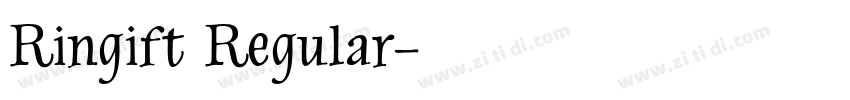 Ringift Regular字体转换